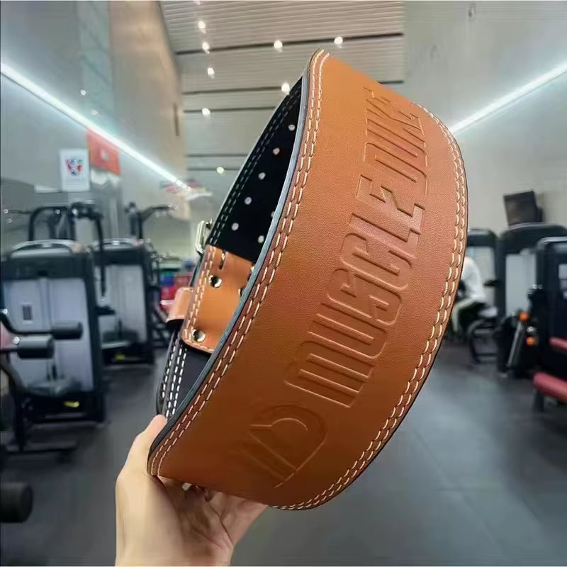 Professional Weightlifting Belt for Bodybuilding and Powerlifting - Durable Waist Protector for Fitness Training