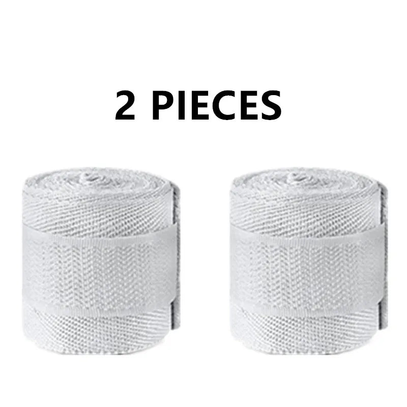 2 Rolls of 2.5M Cotton Boxing Bandages for MMA and Sanda Competition Gloves