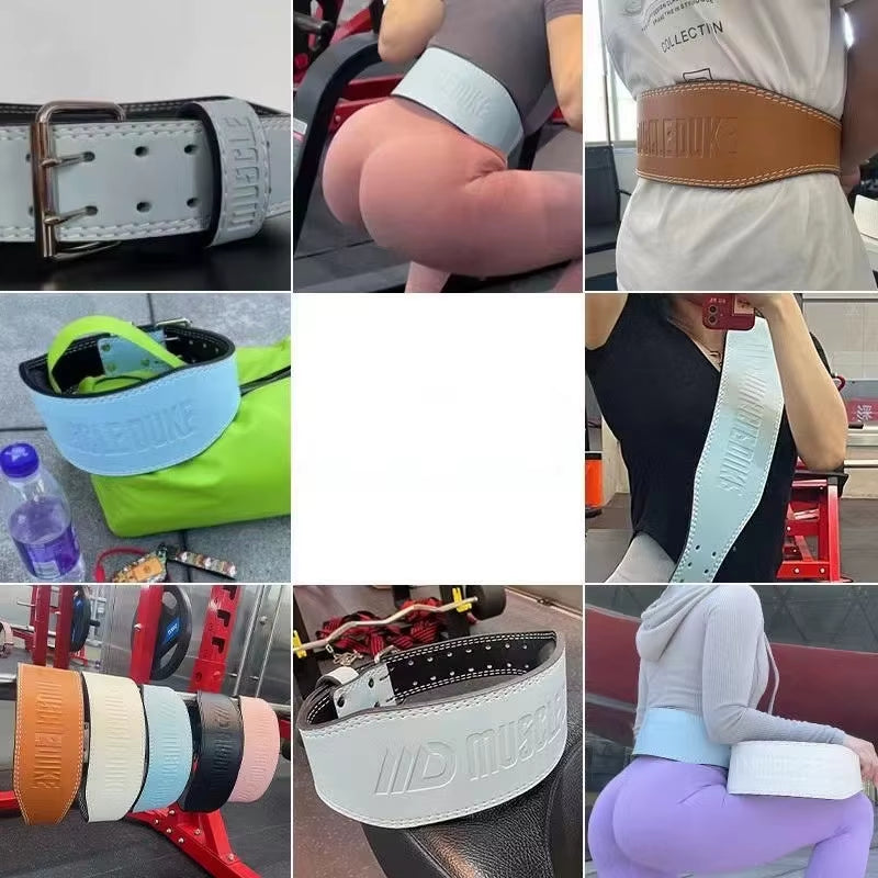 Professional Weightlifting Belt for Bodybuilding and Powerlifting - Durable Waist Protector for Fitness Training